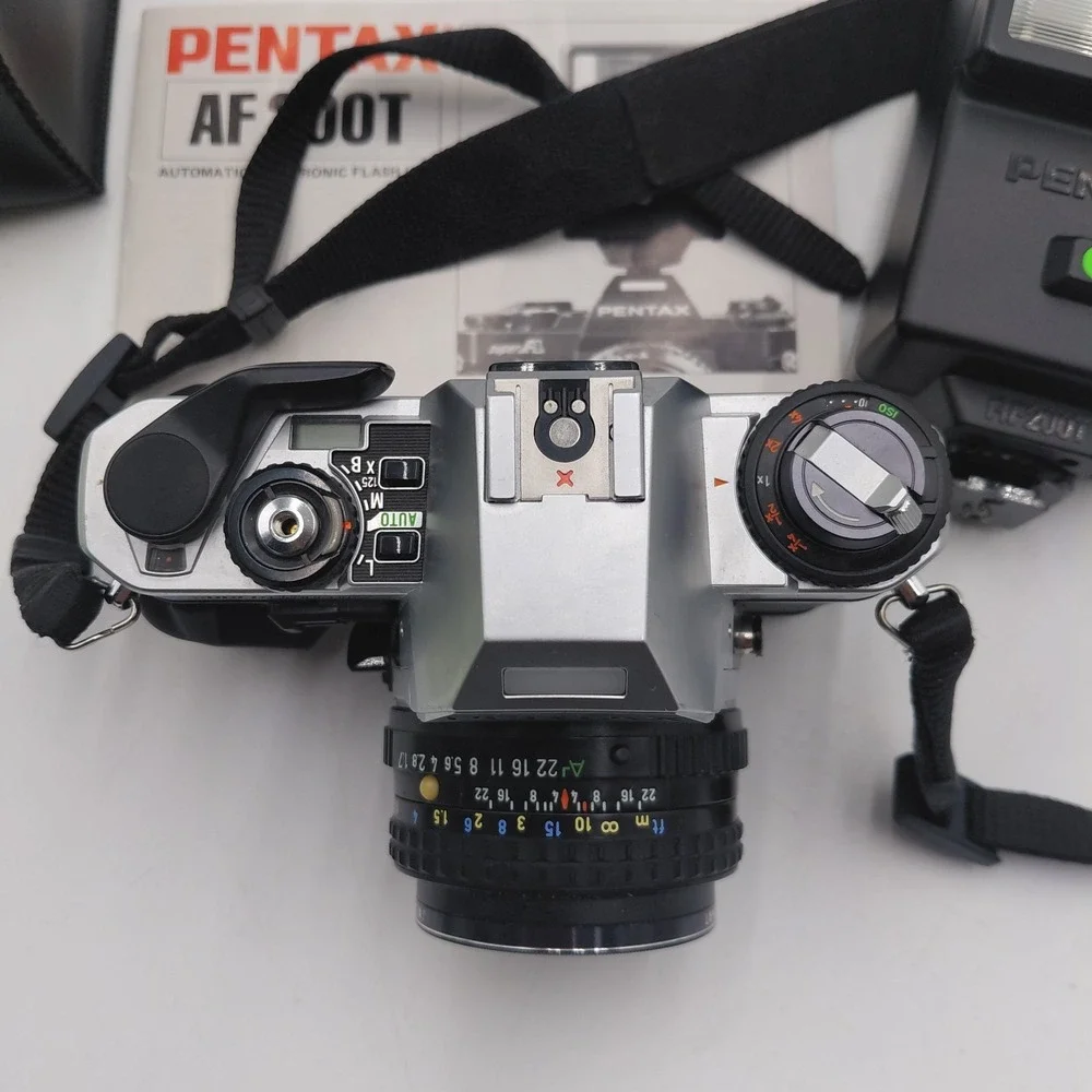 Vtg Pentax Super Program 35mm SLR Film Camera 50mm 1.7 Lens SMC PENTAX-A Lot